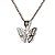 Conjunto Borboleta Butterfly Zircônia Prata 925 - Imagem 2