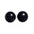 Brinco Button Disco 15mm Pedra Estrela Tarraxa Silicone - Imagem 5
