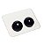 Brinco Button Disco 15mm Pedra Estrela Tarraxa Silicone - Imagem 2