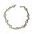 Pulseira Pedra Quartzo Cristal Na Gaiola Banho Dourado - Imagem 3