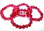 Pulseira Bolinha Pedra Agata Rosa Rolada Fio Silicone PB7197 - Imagem 3