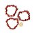Pulseira Cascalho Pedra Jaspe Africano Montagem Fio Silicone - Imagem 4