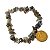 Pulseira Cascalho Pedra Labradorita Fio de Silicone - Imagem 5