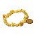 Pulseira Cascalho Pedra Opala Natural Rolado Fibra Silicone - Imagem 3