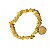 Pulseira Cascalho Pedra Opala Natural Rolado Fibra Silicone - Imagem 1