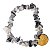 Pulseira Turmalina Preta No Quartzo Fibra de Silicone - Imagem 1