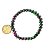 Pulseira Bolinha Rubi no Coríndon Rolada 6mm Fio Silicone - Imagem 3