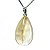 Colar Gota Pedra Natural Citrino Amarelo Pino Prata 950 - Imagem 6