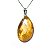Colar Gota Pedra Natural Citrino Amarelo Pino Prata 950 - Imagem 7