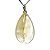 Colar Gota Pedra Natural Citrino Amarelo Pino Prata 950 - Imagem 4