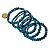 Pulseira Pedra Azurita Com Malaquita Bolinha 6mm - Imagem 4
