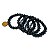 Pulseira Bolinha Lava Vulcânica ou Lava Rock Natural 8mm - Imagem 4