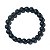 Pulseira Bolinha Lava Vulcânica ou Lava Rock Natural 8mm - Imagem 1