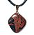 Colar Pedrinha Obsidiana Mahogany Rolado Montagem Pino Dourado - Imagem 1