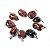 Colar Pedrinha Obsidiana Mahogany Rolado Montagem Prateado - Imagem 5