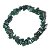 Pulseira Quartzo Verde Rolado Montagem Fio Silicone - Imagem 1