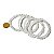 Pulseira Bolinha Pedra Cristal Natural Rolada Fio Silicone - Imagem 5
