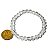 Pulseira Bolinha Pedra Cristal Natural Rolada Fio Silicone - Imagem 3