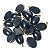 PROMOÇÃO OBSIDIANA NEGRA PINGENTE UNISSEX DOURADO - Imagem 4
