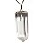 Colar Pontinha Pedra Cristal Quartzo Montagem Prata 950 - Imagem 3