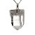 Colar Pontinha Pedra Cristal Quartzo Montagem Prata 950 - Imagem 1