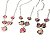 Colar Luxuoso Nlux Turmalina Melancia Prata 950 Classe A - Imagem 2