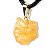 Colar Pedrinha Topázio Imperial Bruto Natural Pino Dourado - Imagem 8
