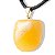 01 Colar Pedrinha Calcita Mexicana Rolada Pino Dourado - Imagem 4