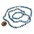 Fio Cascalho Quartzo Azul Furado 90 cm Para Fazer Pulseira - Imagem 1