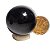 01 Esfera Obsidiana Negra Natural 2 a 3 cm 20 a 60g Tipo A - Imagem 1