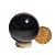 01 Esfera Obsidiana Negra Natural 4 a 5 cm 90 a 150g Tipo A - Imagem 1