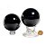 01 Esfera Obsidiana Negra Natural 8 a 9 cm 600 a 800g Tipo A - Imagem 4