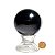 01 Esfera Obsidiana Negra Natural 8 a 9 cm 600 a 800g Tipo A - Imagem 1