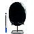 Espelho Obsidiana Negra Oval Pedra Natural 170 a 180mm Tipo B - Imagem 2
