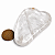 01 Massageador Gua Sha Quartzo Cristal Pedra Natural 50g 70mm - Imagem 2
