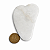 01 Massageador Gua Sha Quartzo Leitoso Pedra Natural 50g 70mm - Imagem 2