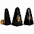 Obelisco Onix Preto Pedra Natural 6 a 8 cm 40 a 80g Tipo B - Imagem 4