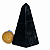 Obelisco Onix Preto Pedra Natural 6 a 8 cm 40 a 80g Tipo A - Imagem 1