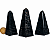 Obelisco Onix Preto Pedra Natural 6 a 8 cm 40 a 80g Tipo A - Imagem 4
