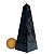 Obelisco Onix Preto Pedra Natural 8 a 10 cm 70 a 140g Tipo A - Imagem 2