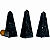 Obelisco Onix Preto Pedra Natural 8 a 10 cm 70 a 140g Tipo A - Imagem 4
