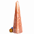 Obelisco Quartzo Goiaba Natural 16 a 18cm 400 a 500g Tipo B - Imagem 2