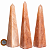 Obelisco Quartzo Goiaba Natural 16 a 18cm 400 a 500g Tipo B - Imagem 3