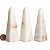 Obelisco Quartzo Leitoso Natural 12 a 14cm 200 a 300g Tipo B - Imagem 4