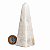 Obelisco Quartzo Leitoso Natural 12 a 14cm 200 a 300g Tipo B - Imagem 1