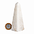 Obelisco Quartzo Leitoso Natural 10 a 12cm 100 a 200g Tipo B - Imagem 1