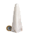 Obelisco Quartzo Leitoso Natural 10 a 12cm 100 a 200g Tipo B - Imagem 5