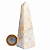Obelisco Quartzo Leitoso Natural 10 a 12cm 100 a 200g Tipo B - Imagem 3