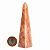 Obelisco Quartzo Goiaba Natural 14 a 16cm 300 a 400g Tipo B - Imagem 3