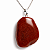 Colar Pedrinha Quartzo Vermelho Rolado Montagem Prata 950 - Imagem 4